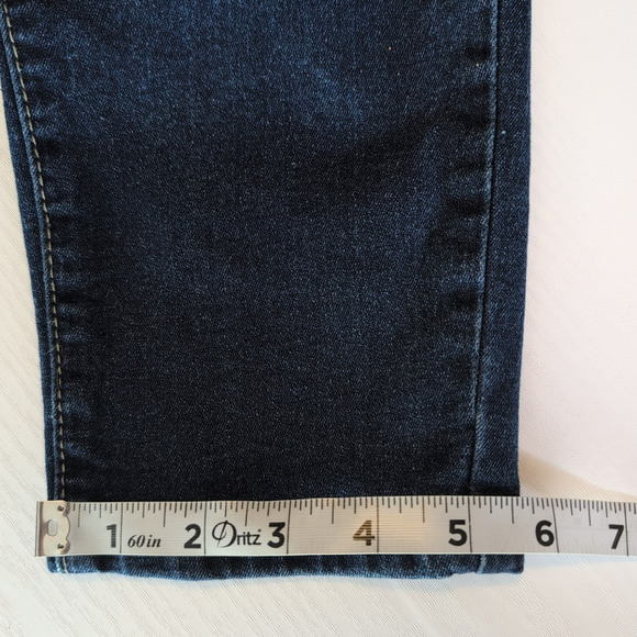 Shein Women's Plus Size 3XL Blue Skinny Distressed Dark Wash Cotton Blend Jeans - Picture 10 of 14